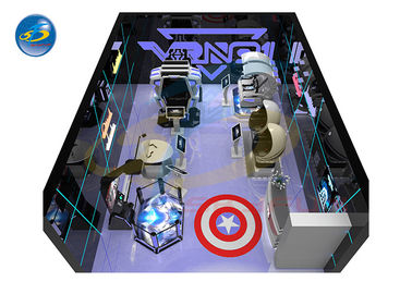 소기업 가상 현실 테마 파크 9D VR 시뮬레이터 아케이드 방 게임 센터