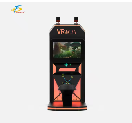 VR 승마 시뮬레이터 – 현실적인 스윙 모션 시트, HTC Vive 무선 VR 헤드셋, 32인치 모니터