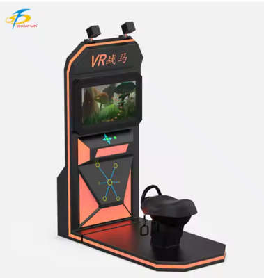 VR 승마 시뮬레이터 – 현실적인 스윙 모션 시트, HTC Vive 무선 VR 헤드셋, 32인치 모니터