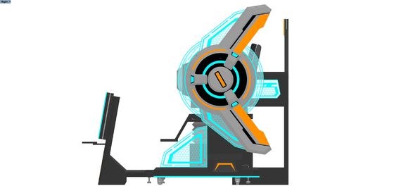 FUN Cinema 4 Seat VR 영화 시뮬레이터. 큰 전면 화면, 스플라이싱 디자인, DPVR 안경 및 동적 특수 효과와 함께 멀티 플레이어 9D VR 모션 라이드