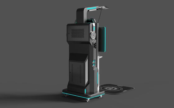 VR 공유 VR 슈팅 시뮬레이터 | 코인 작동 셀프 서비스, 안드로이드 시스템, 저가 VR 슈팅 라이드, 피코 건 글래스 & 32인치 모니터 – SKYFUN 제조사