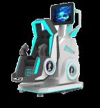 재미있는 회전하는 별 1석 360° VR 시뮬레이터 무한 회전, 컴팩트 디자인, 20개의 특수 효과 게임, DPVR E3S 안경 & 32인치 모니터