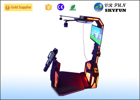 파란 9D 가상 현실 시뮬레이터 HTC Vive 감지기를 가진 앉는 게임 기계