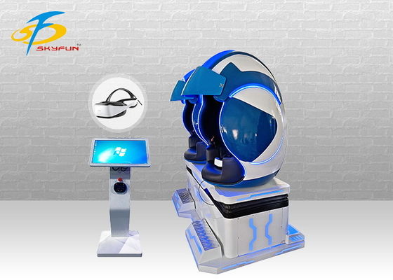 터치스크린의 2가지의 유형을 가진 동적인 가상 현실 좌석 2 좌석 VR 계란 영화관