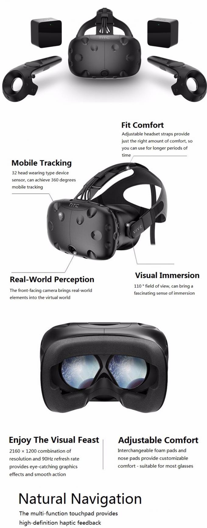HTC vive 게임 기계 vr 유리 9d vr 시뮬레이터 큰 공간은 움직이기 위하여 해방합니다