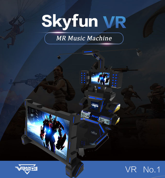 음악 게임을 가진 아케이드 게임 Skyfun 9D VR 시뮬레이터 보장 12 달